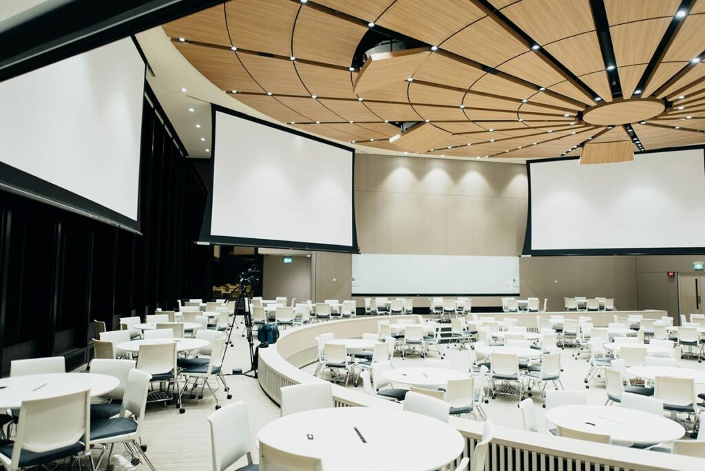 acoustic solution in auditorium